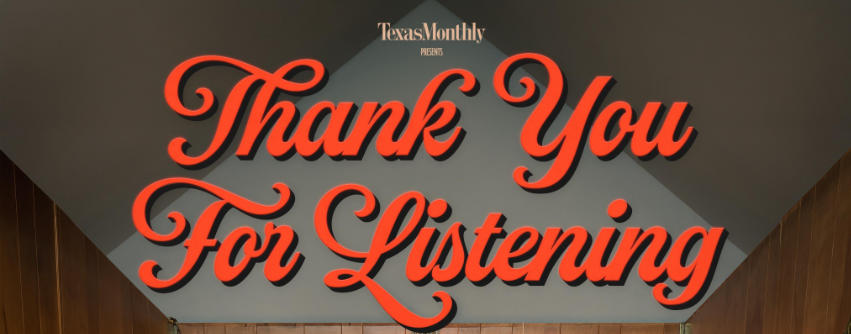 Thank You For Listening